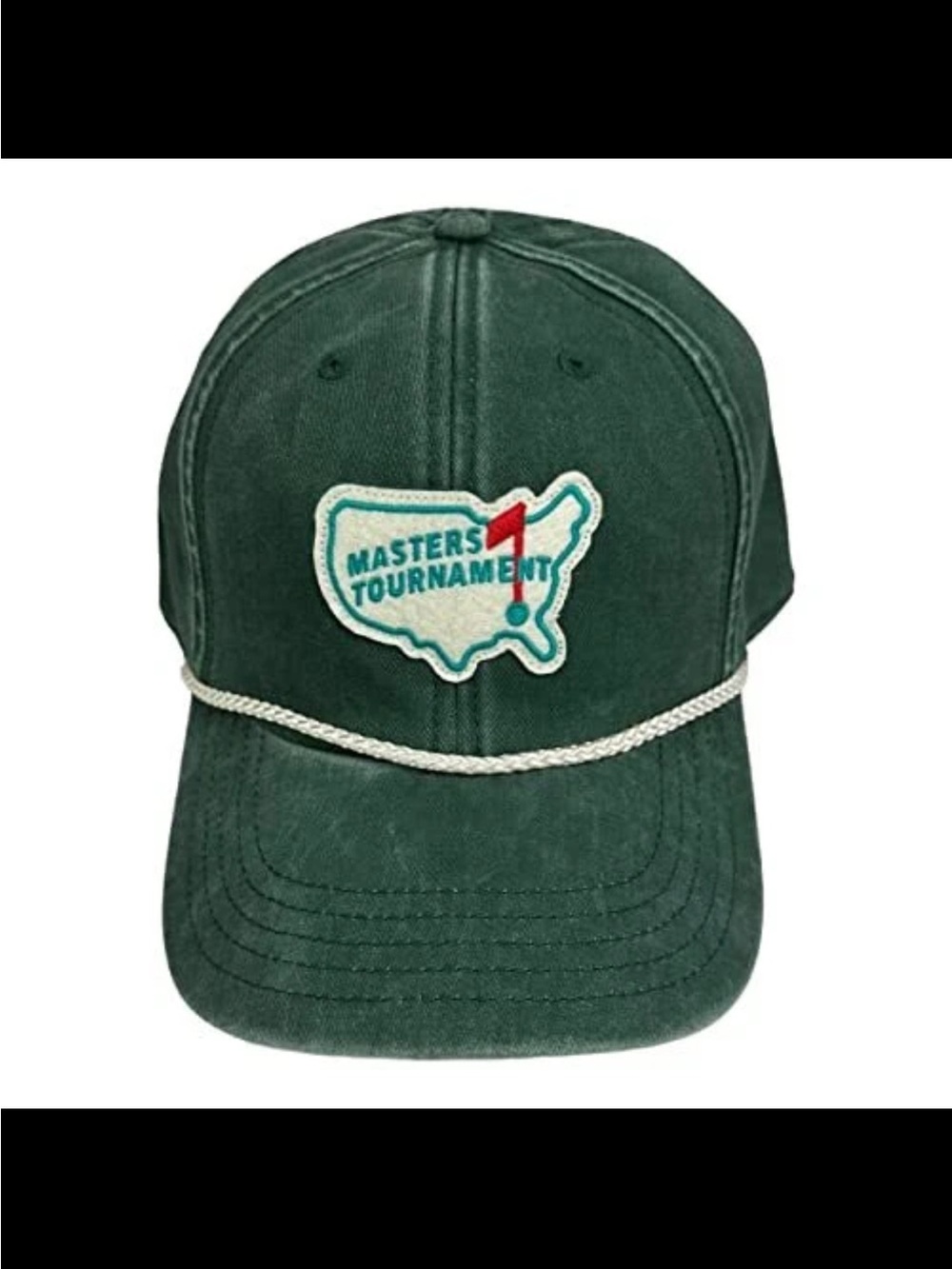 Unisex Masters Green Rope-Trim Baseball Cap with Masters Tournament Patch